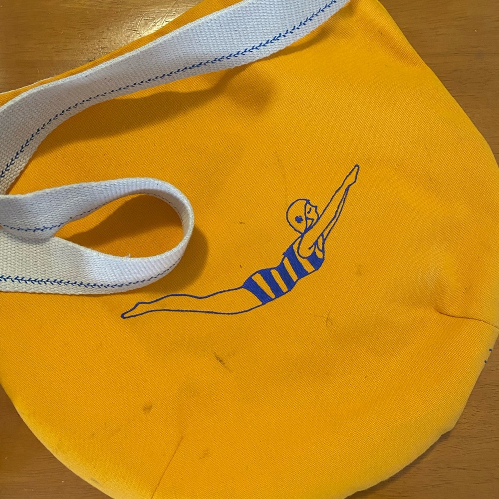 Yellow Cotton Swimmer Bag from Greece